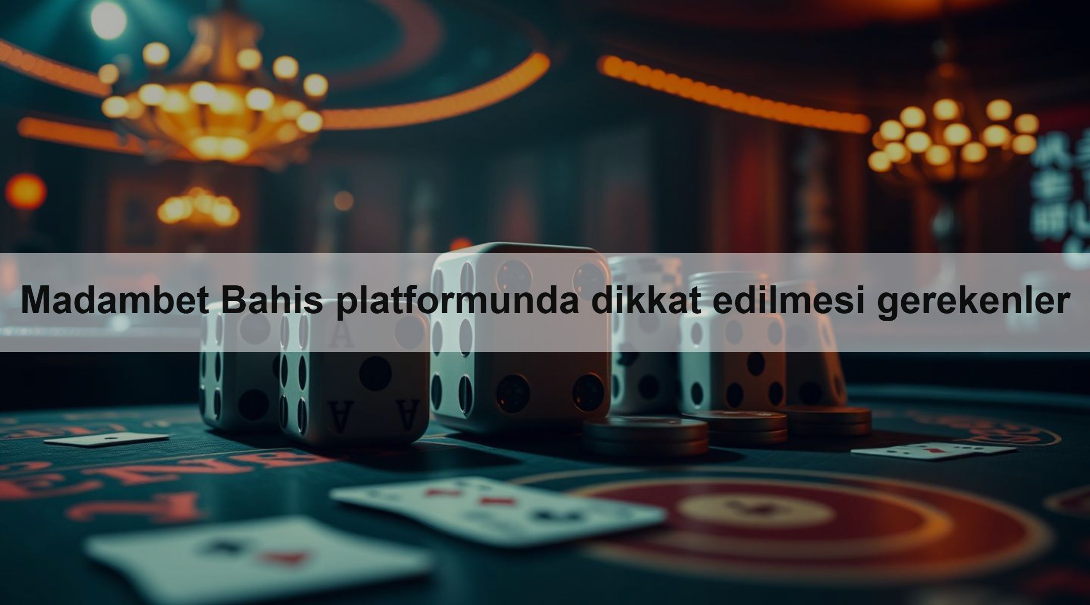 Madambet Bahis platformunda dikkat edilmesi gerekenler